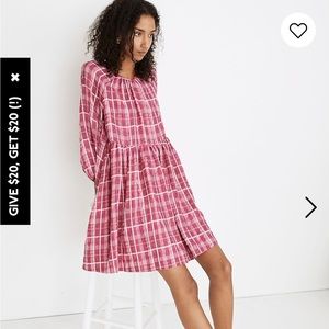 Madewell Plaid Mini Dress
